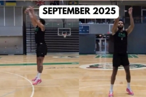 塔圖姆時(shí)隔四個(gè)月重返球場(chǎng)后抱怨：動(dòng)作生疏地像個(gè)混蛋