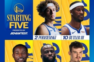 庫里缺陣！勇士vs步行者首發(fā)：波杰姆/巴特勒/庫明加/追夢/波斯特