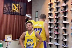 惡搞低配版東詹庫，這老詹背影真像哈哈哈