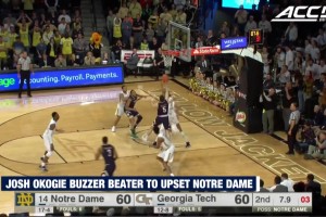 火箭又來一個(gè)大心臟！奧科吉大學(xué)時(shí)期曾上演壓哨上籃絕殺！