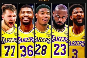 詹皇+77+聰明哥+八村+頓寶！這會(huì)是湖人新賽季的首發(fā)嗎??