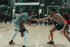 打誰都錯位！杜蘭特野球場對位切特日常亂殺??