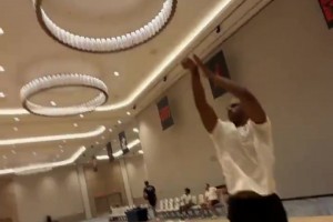 老炮還有多少油？保羅在拉斯維加斯精英訓練營之前進行了晨練！