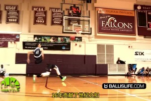 金州拉文本人，巨星之下-彈跳庫里！扎克拉文