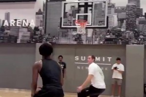 大家看看到底瘦了多少？東契奇在紐約活動的最新視頻