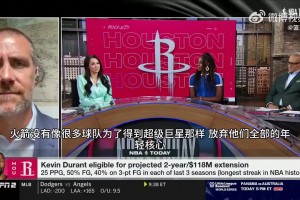 名記：杜蘭特越晚續(xù)約，對(duì)火箭賽季前景越不利！勇士是前車之鑒！