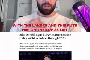 東契奇超值合同續(xù)約！哈特：我聽說?？怂挂I下整個圣安東尼奧！