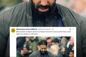 不下課！曼晚：阿莫林帥位無實質(zhì)性威脅，這“令人不可思議”