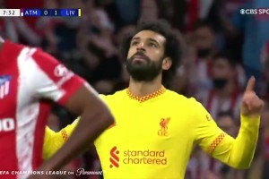 遇佛殺佛！馬競(jìng)鐵桶陣也擋不住，薩拉赫連過(guò)三人破門(mén)